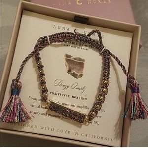 Luna Norte Druzy Quartz bracelet